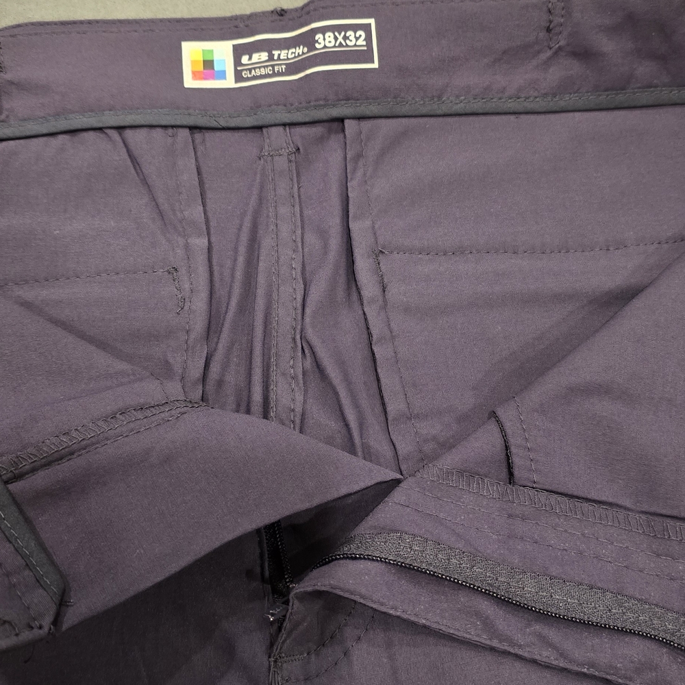 Men's LB Tech hiking pants in Navy blue and Brown - Picture 10 of 15